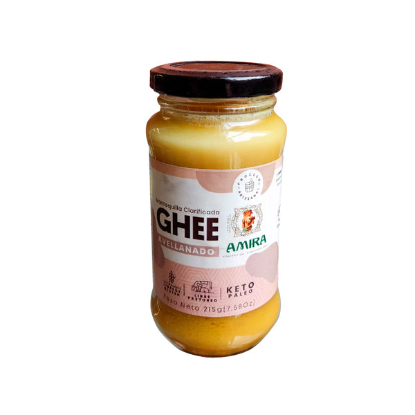 MANTEQUILLA GHEE AVELLANA 215GR AMIRA